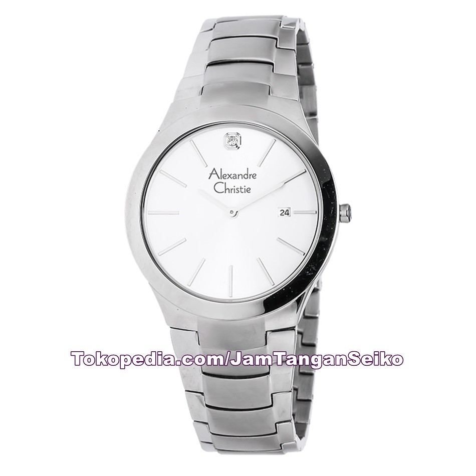 Jam Tangan Pria Alexandre Christie AC 8028 MD BSSSL Original Stainless