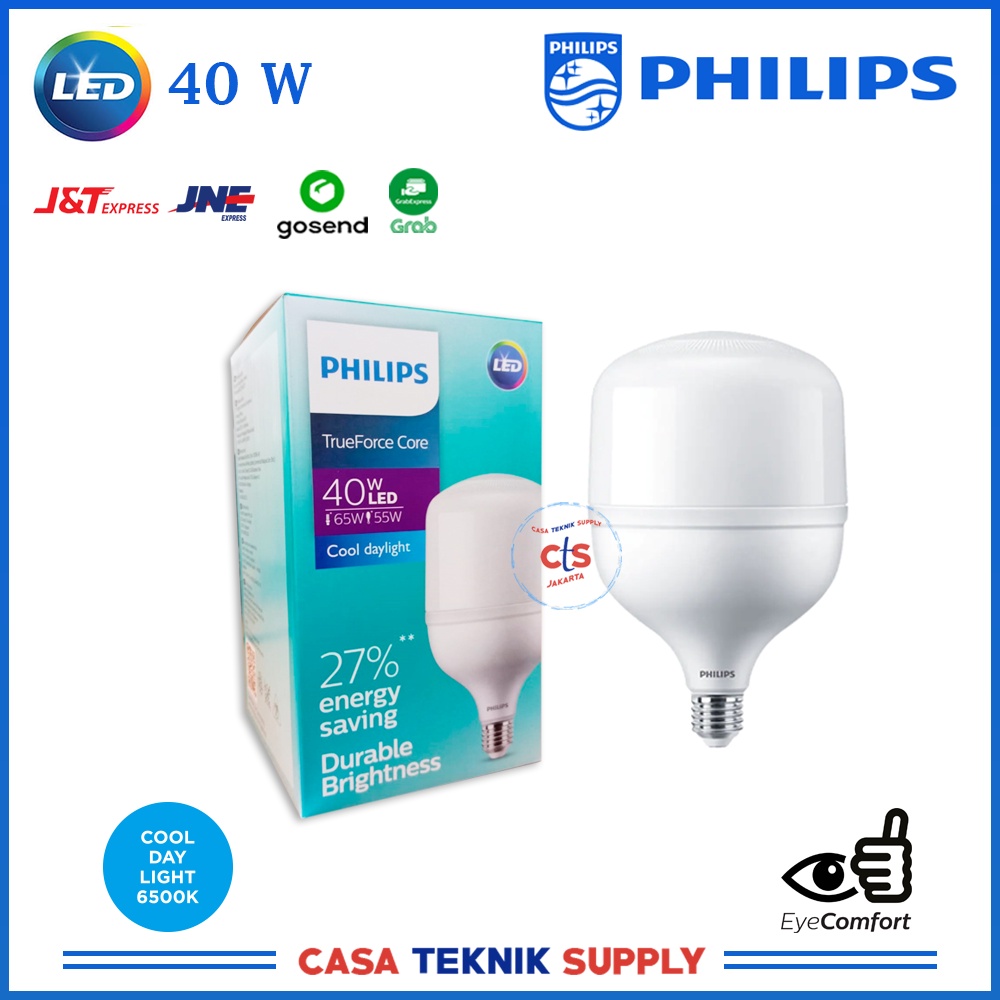 Lampu Philips LED 40 Watt 40Watt 40 W 40W Putih