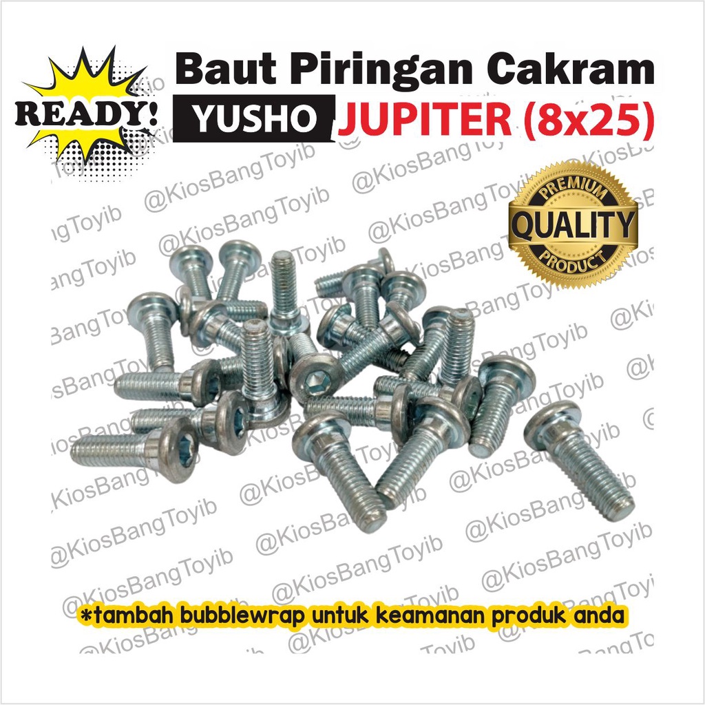 Baut Piringan Cakram Disc (1pc) - Yamaha Jupiter 8x25  (YUSHO)