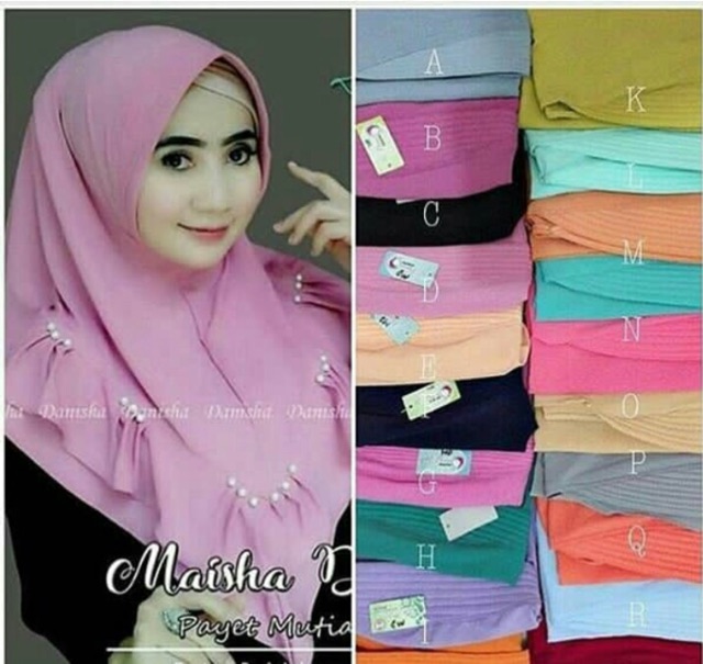 Meysha hijab mutiara best seller /hijab jilbab best seller