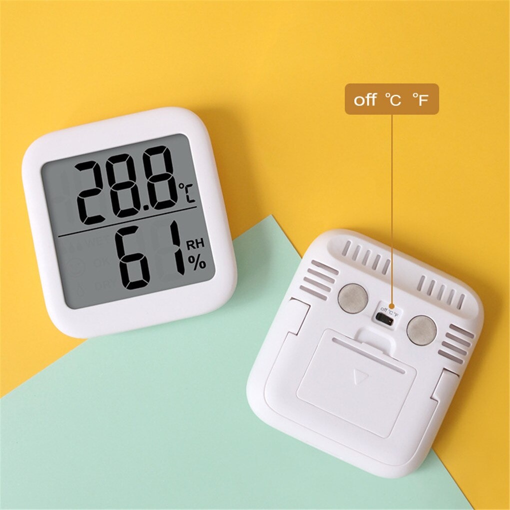 Bisa COD Alat Pengukur Temperatur Dan Kelembapan Udara Thermometer Hygrometer Sensor LCD Display