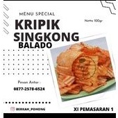 

KRIPIK SINGKONG BALADO 100 GRAM