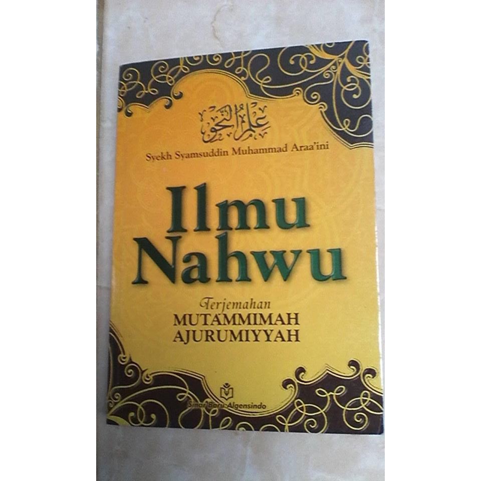 Buku Ilmu Nahwu Terjemahan Mutammmimah Ajurumiyyah oleh 