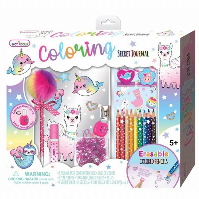 

BUKU JOURNAL uHOT FOCUS COLORING SECRET JOURNAL