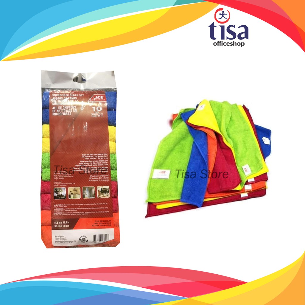 Jual Microfiber cloth ACE HARDWARE 30X30CM Shopee Indonesia