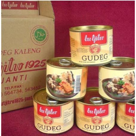 Bu Tjitro 1925 Gudeg Kaleng Rasa Original Per 1 Kaleng