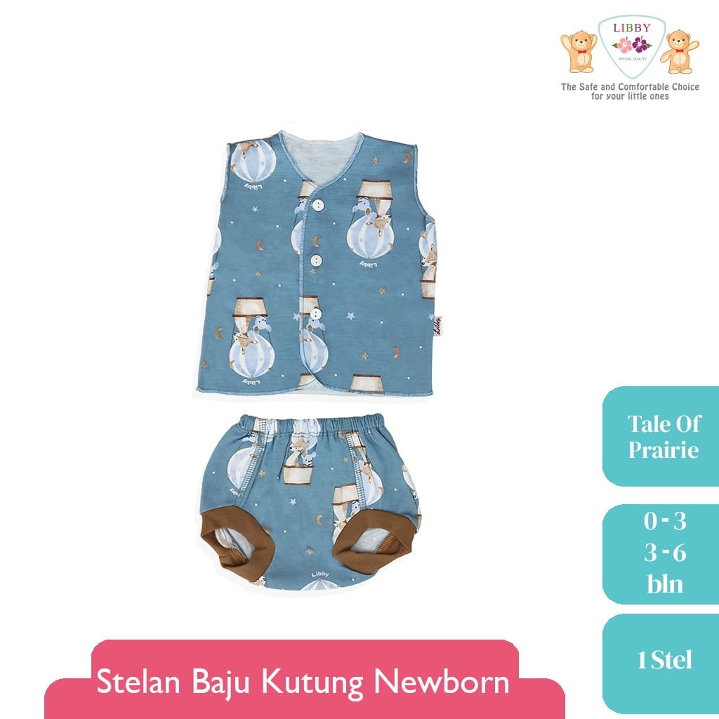 Libby Stelan Baju Kutung Celana Pop - Tale Of Prairie Series ( Isi 3 Pcs )