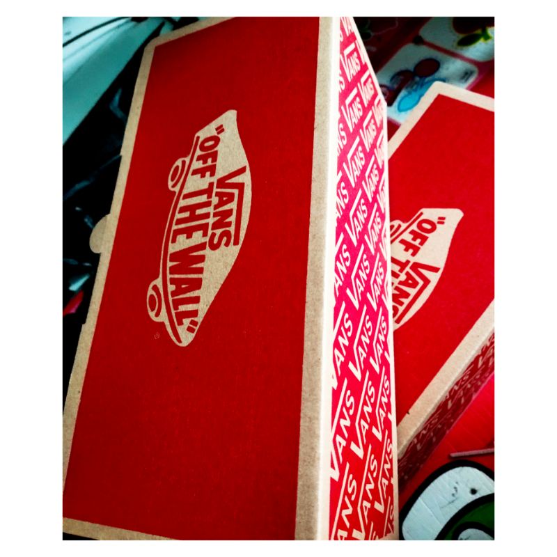 BOX DUS KARDUS INNER BOX KOTAK SEPATU VANS / INNER BOX DUS DOOS INERBOX SEPATU VANS OLDSKOOl
