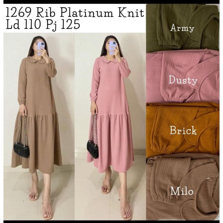 Atasan Wanita / knit uniqlo / Tunik Premium