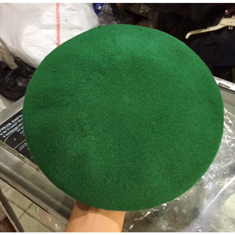 BARET HIJAU TNI AD SUPER WOOL CAMEL/baret hijau camel