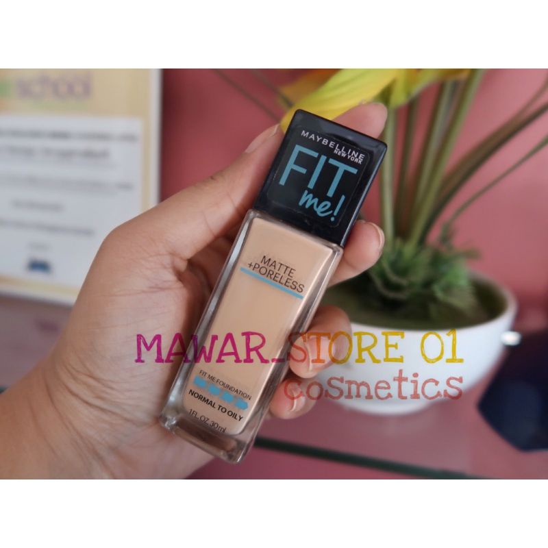 MAYBELLINE FIT ME FONDATION KOTAK FONDATION SINGLE