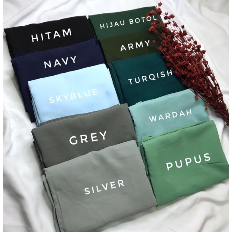 JILBAB BERGO INSTAN HAMIDAH NON PET JERSEY PREMIUM M/L