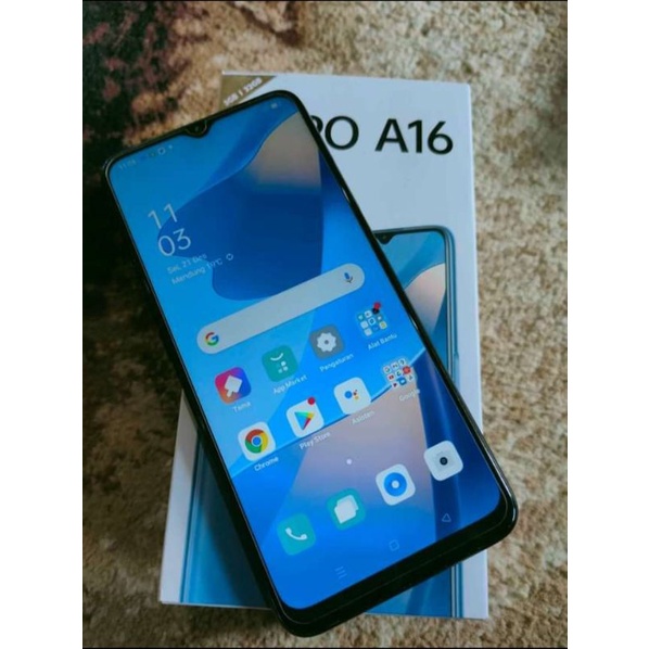 Oppo a16 3/32 second lik new