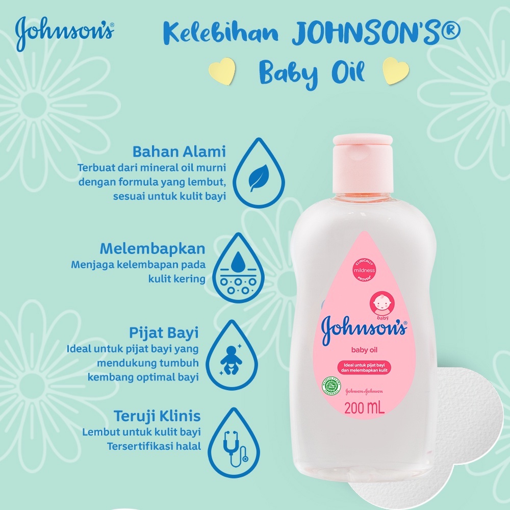 JOHNSON'S Baby Oil - 200ml