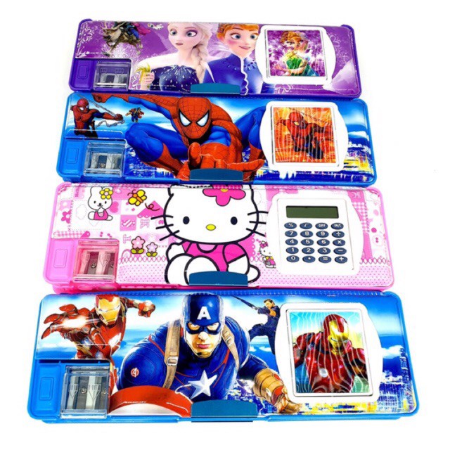 

Tempat Pensil ,PEN CASE , KOTAK PENSIL Magnet Kalkulator - Pencase Kalkulator Motif Karakter