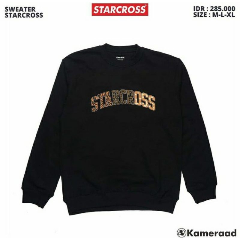 Starcross - Sweater Oversize Pria - Switer Cowok Distro -100% Original - Pakaian Murah