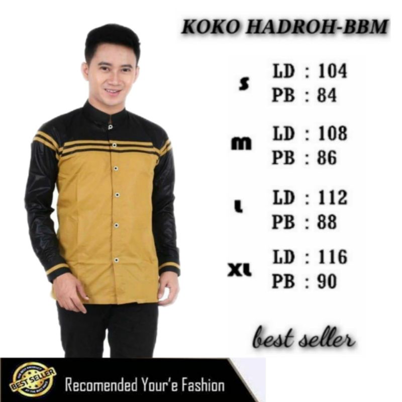 Koko lengan panjang,Koko putih,Koko gusazmi,Koko Hadroh,Koko azzahir