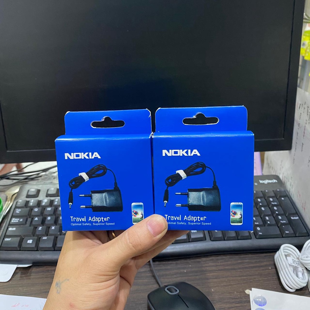 [SO] Tc Travel Charger Nokia N95 N70 Colokan Kecil Packing Dus