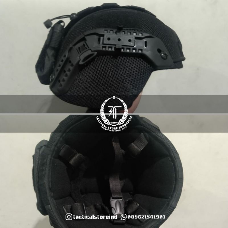 Helm Tactical Anti Peluru - Helm Balistic Level 3A - Kuping Panjang