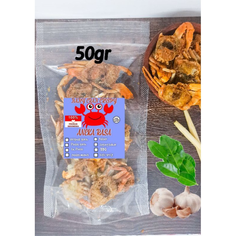 

Baby crab Krispy 50gr HALAL!!