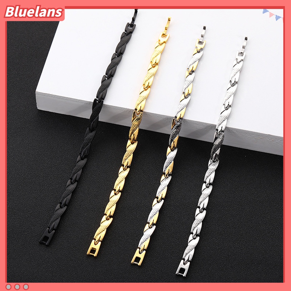 Bluelans Gelang Terapi Penyembuhan Energi Magnetik Model Putar Untuk Unisex