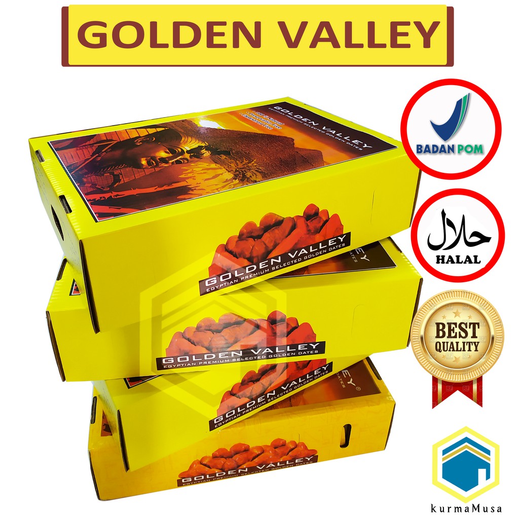 

Kurma Golden Valley / Kurma Mesir Madu 10kg BPOM Original