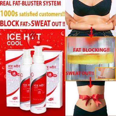 Krim Cream Gel Pelangsing Ice Hot Cool Slimming Gel , Menghilangkan Lemak Dan Berat Badan ,