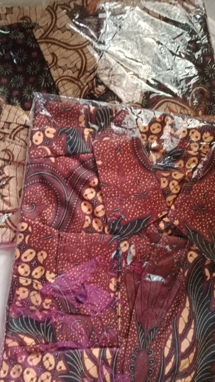 Bswart Batik Hrb026 Kenongo Hem Pendek Padi Pekalongan M L Xl Batik Pria Murah Modern Grosir