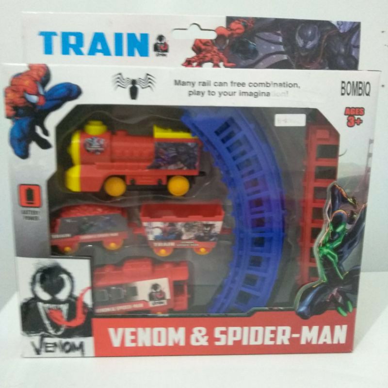 MURAH KERETA API MAINAN SPIDERMAN