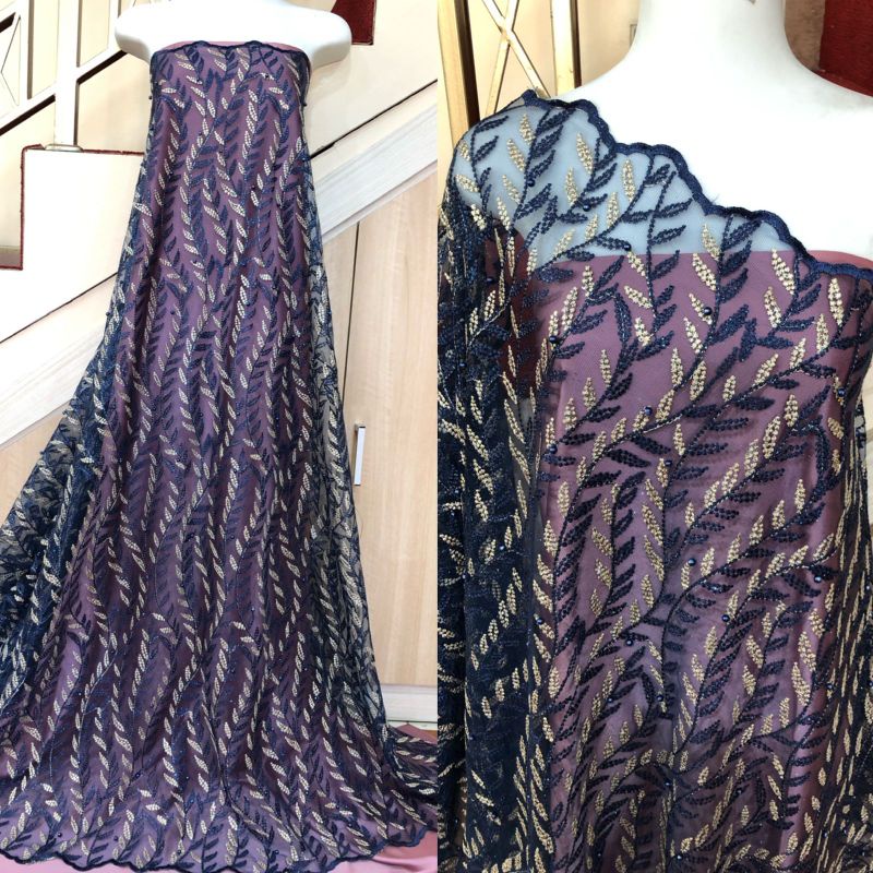 Kain Tile/Tulle Tutton Motif Merambat, kain brokat tile, tile mutiata,tile brokat,Tile polos  (Harga