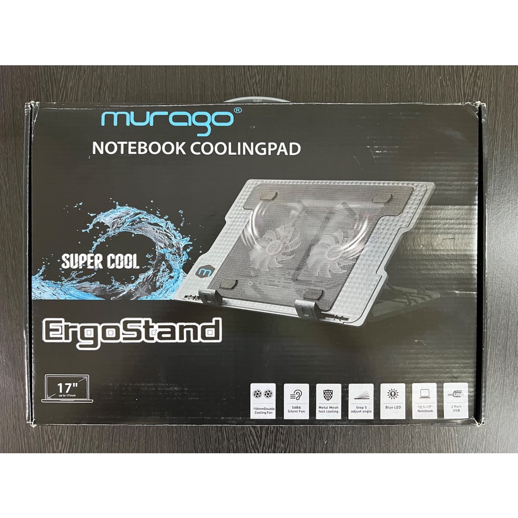 Cooling Pad Laptop Murago MS-800 MS 800 Kipas Fan Pendingin Notebook