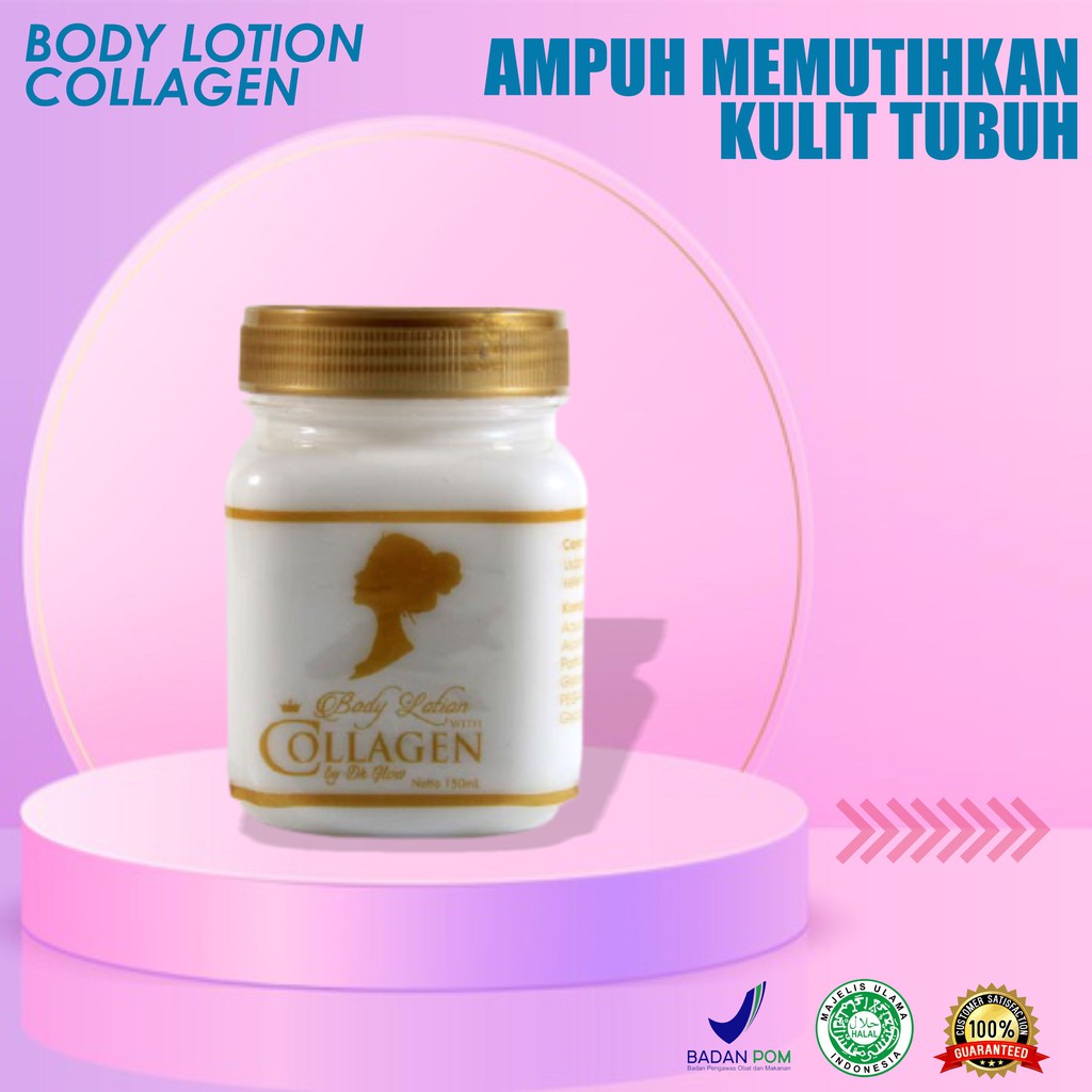 Body Lotion Collagen Pemutih Kulit dan Kecantikan Wajah Badan Dr Glow Bibit Kolagen