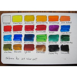 sakura Koi Watercolor 24 Pocket Field Sketch Box Cat Air sakura Koi Watercolor 24 Pocket Field Sketch Box Cat Air