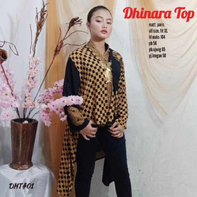 DHINARA TOP| BATIK WANITA  | BLUS BATIK PARIS