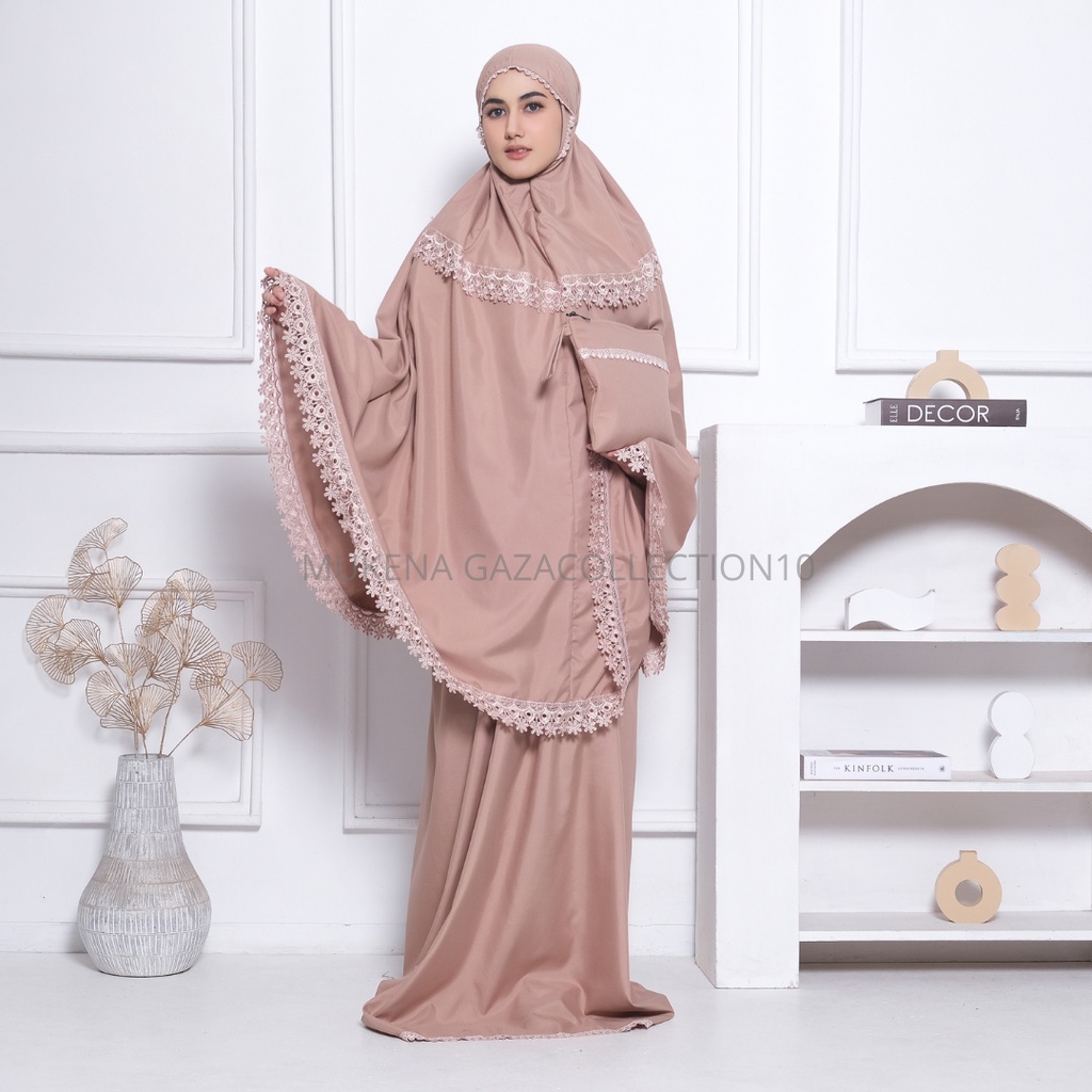 Mukena Dewasa Camila Travelling Katun mikro