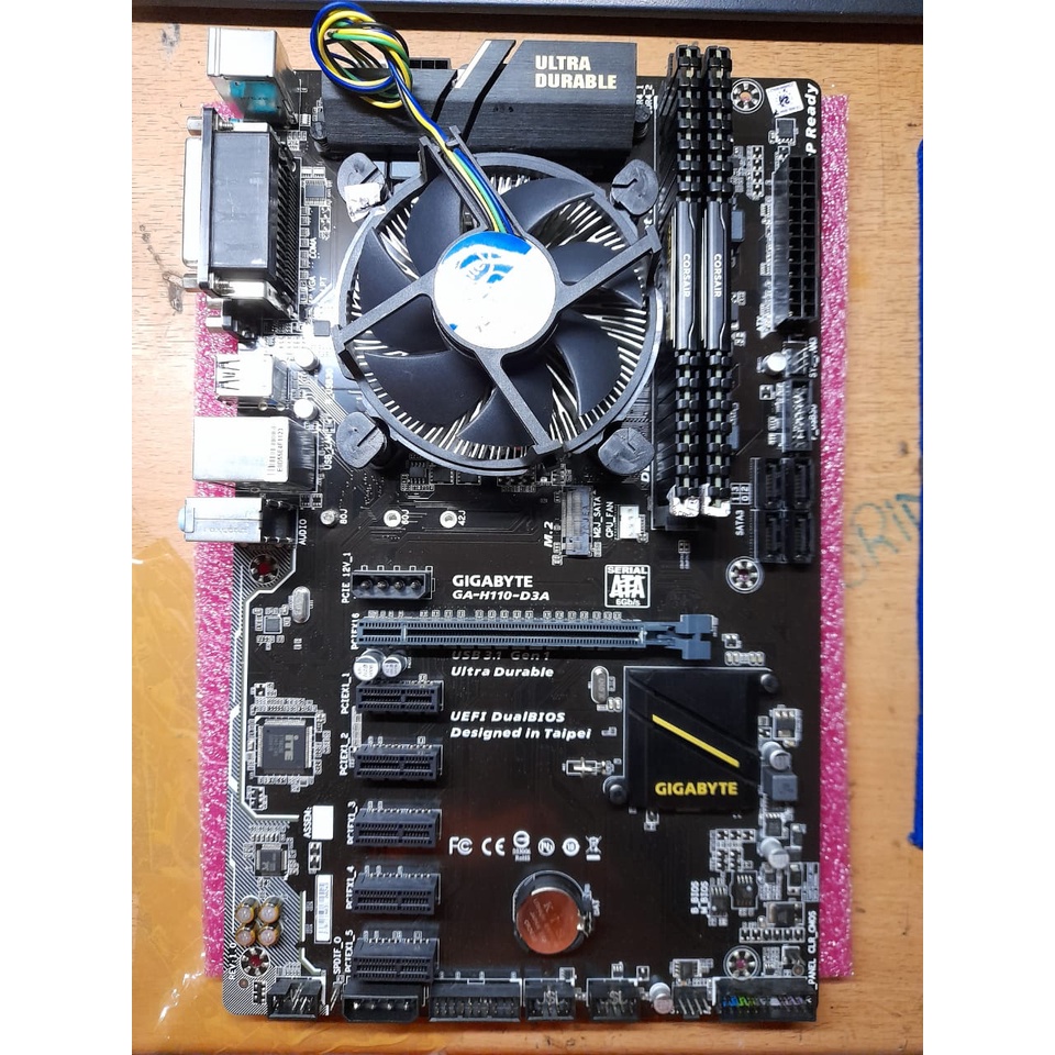 MOTHERBOAD GIGABYTE H110M D3A Plus Proc Intel Pentium G4560