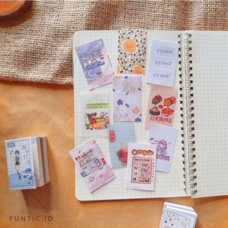 

[10 lembar] Kertas paper art motif lucu beruang untuk scrapbook journal diary