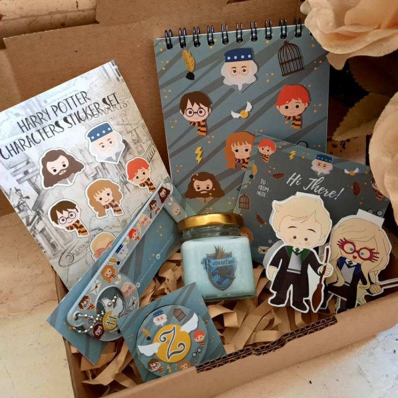 Paket Harry Potter/ Giftbox Harry Potter/ Slytherin Gryffindor Ravenclaw