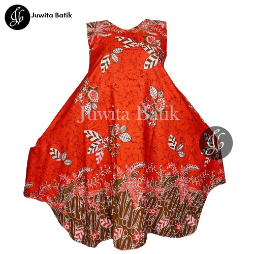 Juwita Batik - Daster Yukensi Jumbo Batik Seri Warna Bahan Rayon Tebal Dan Adem