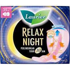 LAURIER RELAX NIGHT 35CM isi 12 buah