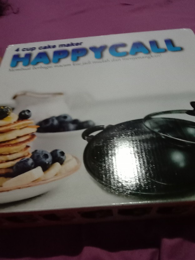 Cetakan Kue Serabi 4 Lubang Loyang Anti Lengket Happy Call