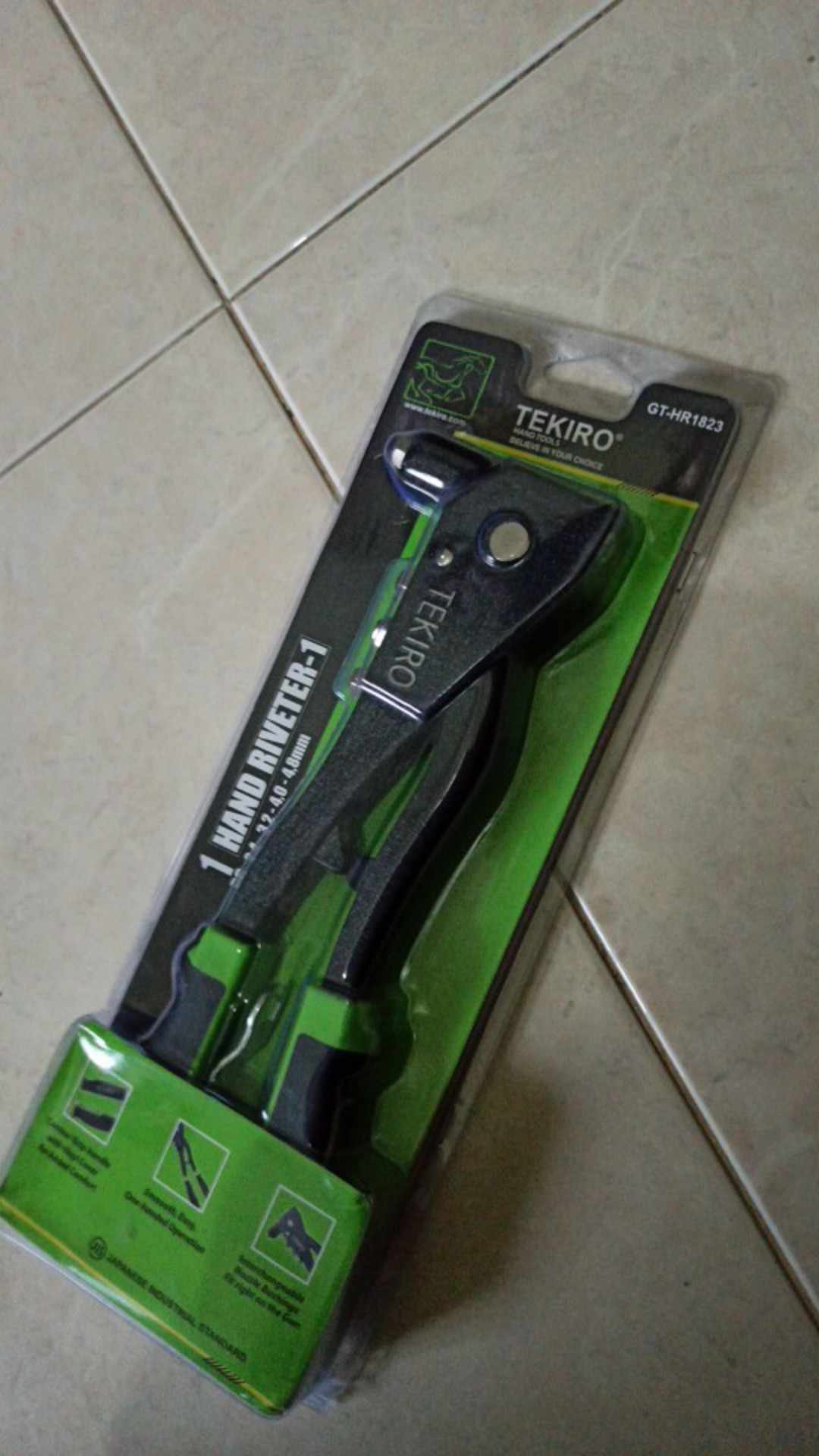 Tang Rivet/riverter Paku Tembak Hioshi Hss Tekiro