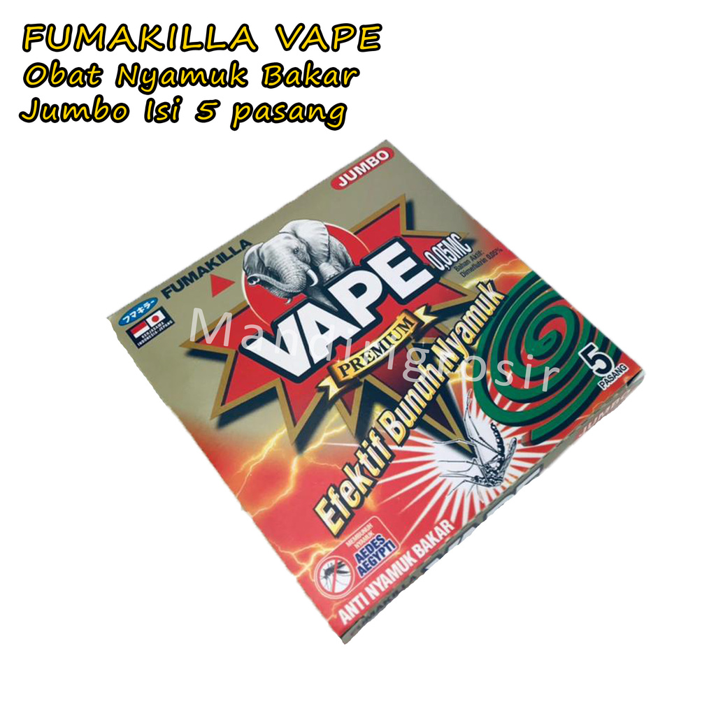 OBAT NYAMUK BAKAR * FUMAKILLA VAPE * 10 JAM