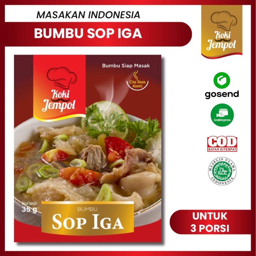 Bumbu Instan Khas Nusantara Koki Jempol / Bumbu Masak Koki Jempol / Bumbu Instan Siap Masak Koki Jempol