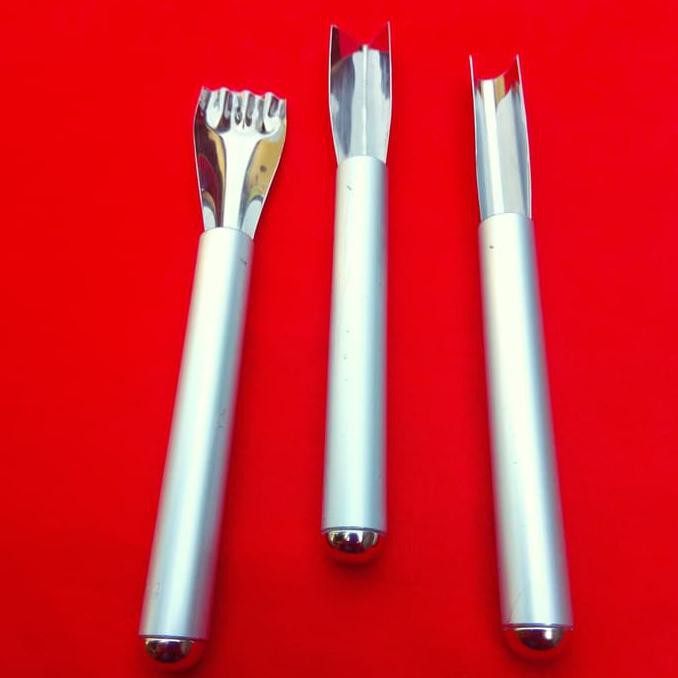 LJD pisau ukir buah sett/pisau garnish sett