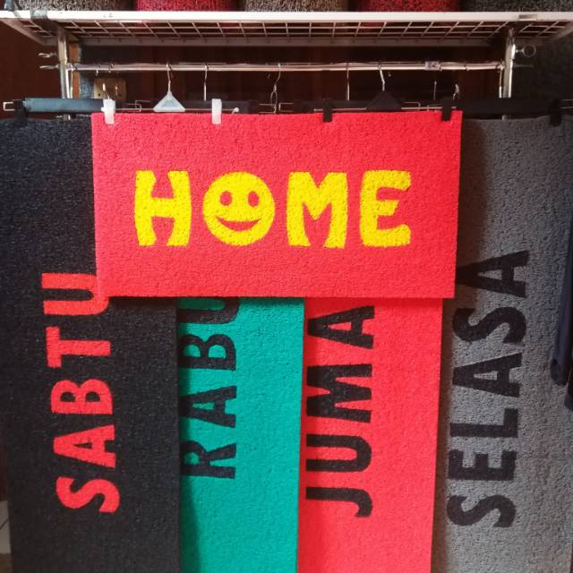 Keset lantai  anti selip Custom Tulisan dan Ukuran