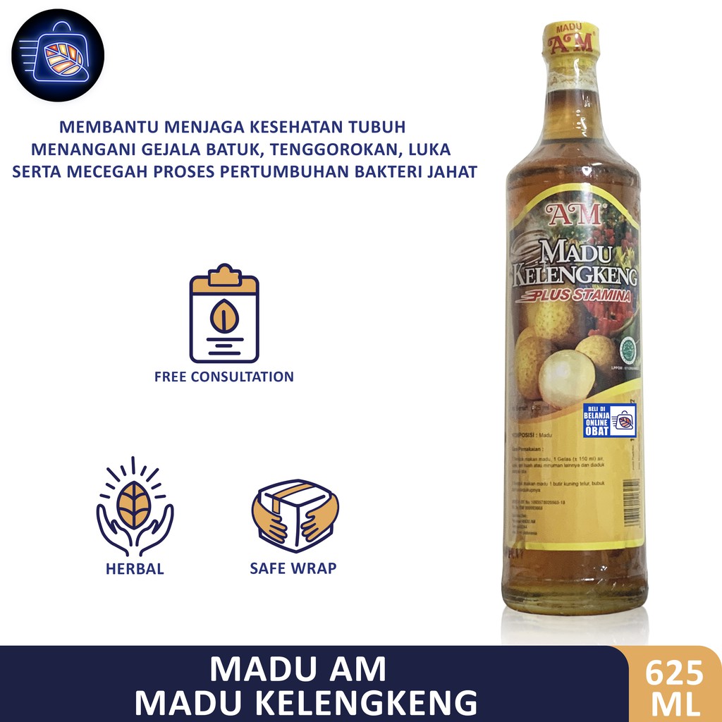 

MADU KELENGKENG 625 ML // MADU AM