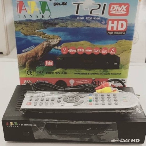 STB RECEIVER TANAKA RCV T-21 KOMODO HD - DV3 MPEG4 Receiver Parabola Full HD