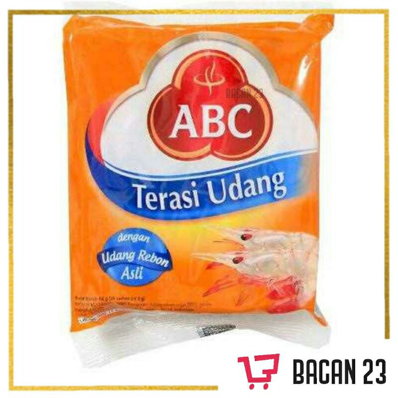 Terasi Udang ABC Sachet Pack (20pcs x 4,2gr) / Terasi Saset / Bacan 23 - Bacan23