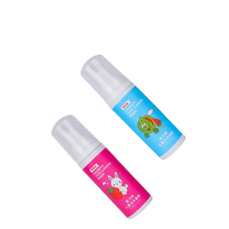 Odol Anak Mousse Spray  / Pasta Gigi Anak Spray Rasa Buah Strawberry Dan Semangka